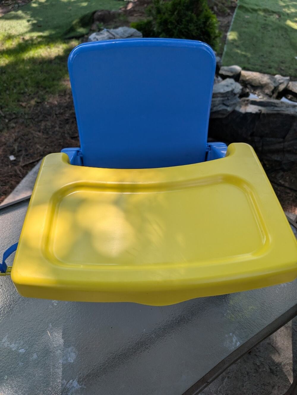 Safety 1st~On the Go Fold Up Booster~Seat, Tray&Straps,High Chair,Vtg, Great Con